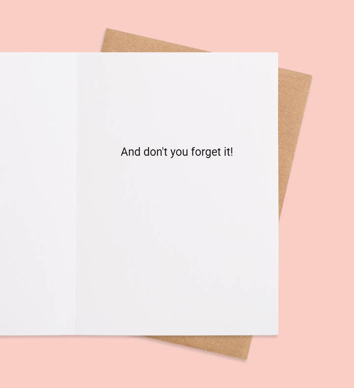 Perfectly Us Love Romance Greeting Card Inside Image