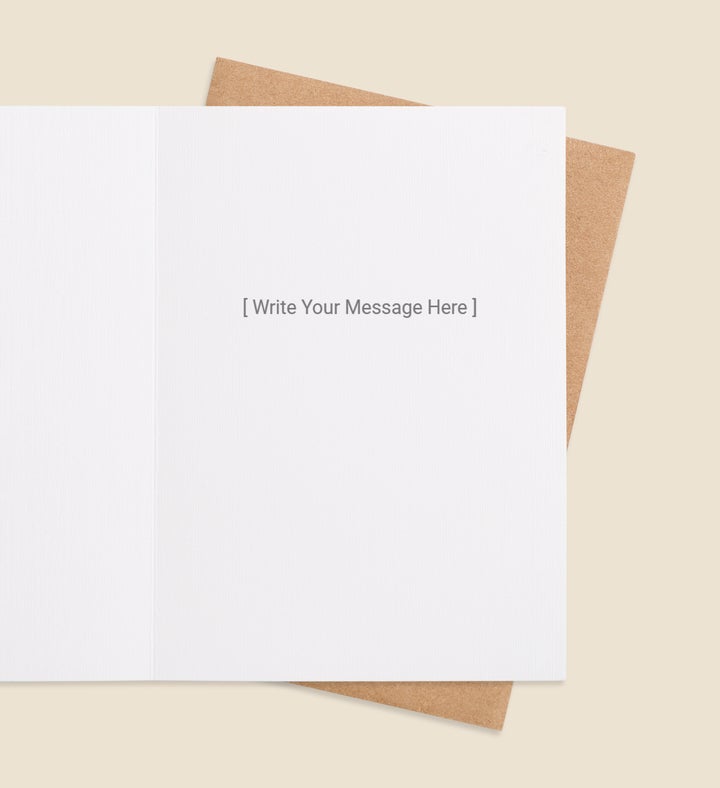 Cheerful Conifer Greetings Inside Image