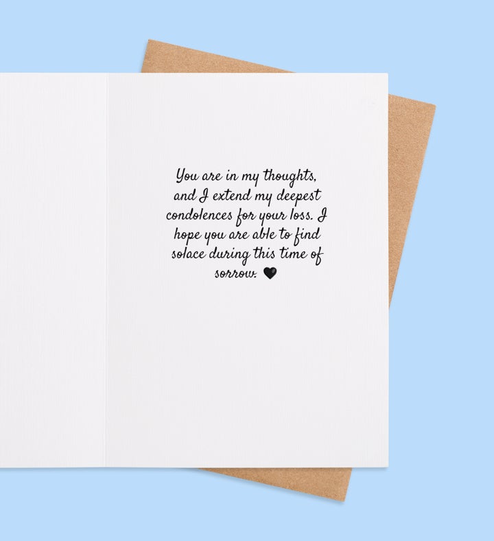 Whispers Of Comfort Sympathy Greeting Card Inside Image
