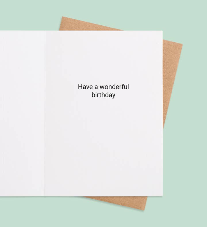 Blossom Every Day Birthday Greeting Card Inside Image