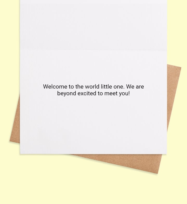 Quack Tastic Welcome New Baby Greeting Card Inside Image