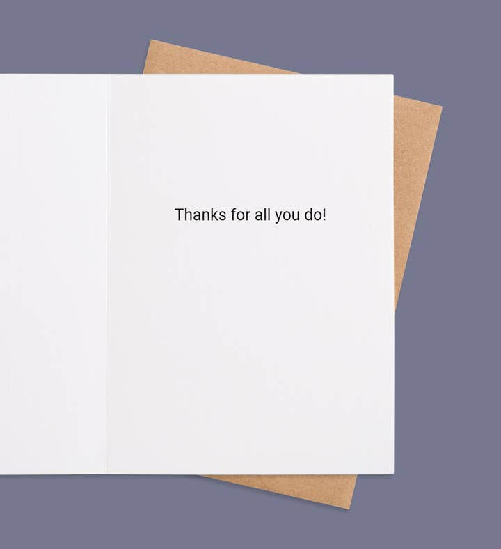 Bravery Heartfelt Tribute Birthday Greeting Card Inside Image