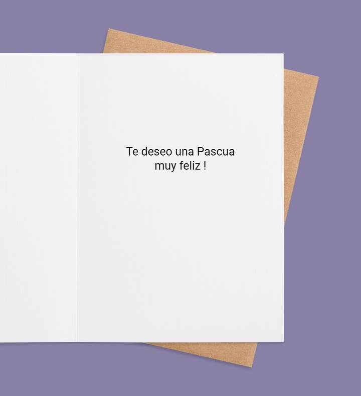 Eggstra Special Celebration Easter Greeting Card Inside Image
