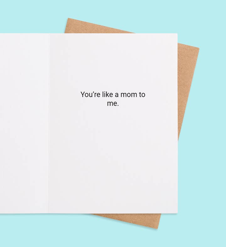 Sweetheart Embrace Mothers Day Greeting Card Inside Image
