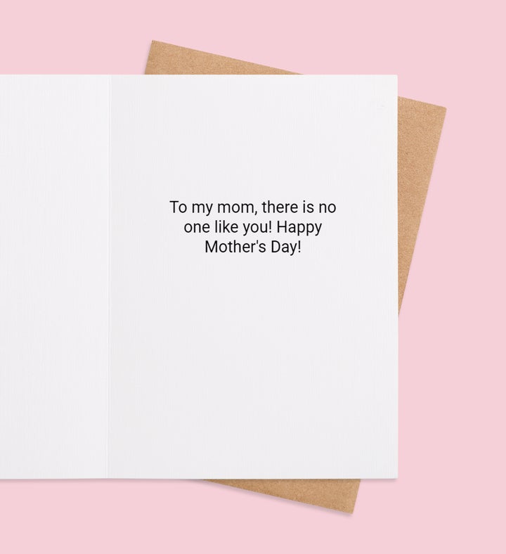 Mom Heartfelt Definition Mothers Day Greeting Card Inside Image