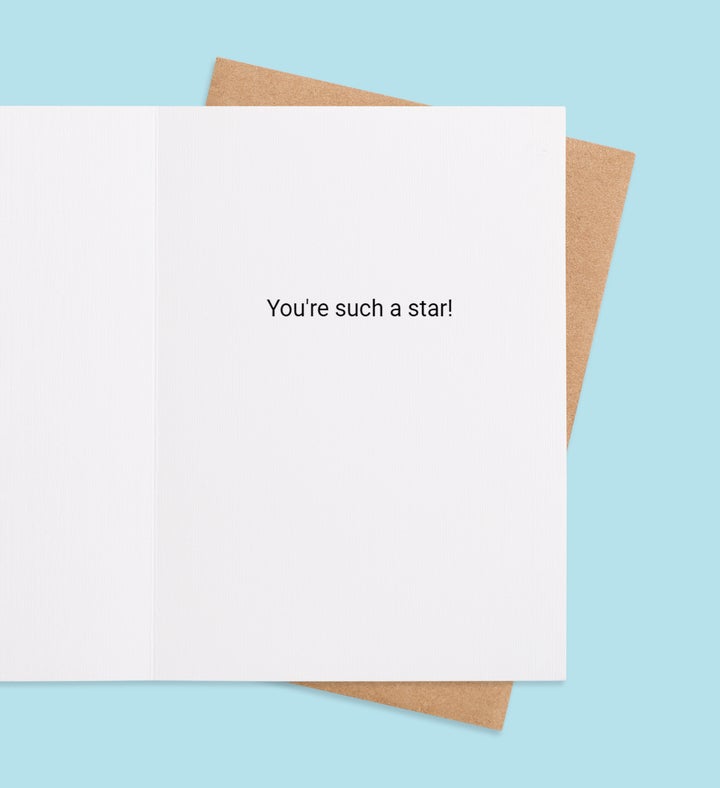 Stars Of Success Congratulations Photo Greeting Card Inside Image