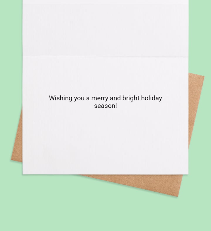 Twinkling Cheer Christmas Greeting Card Inside Image