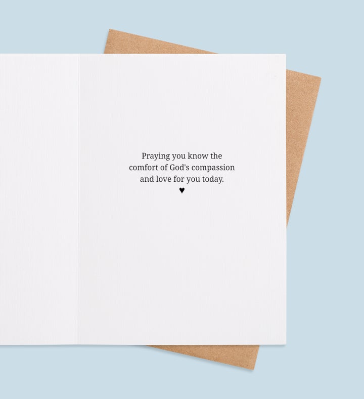 Safe Haven Of The Heart Sympathy Greeting Card Inside Image