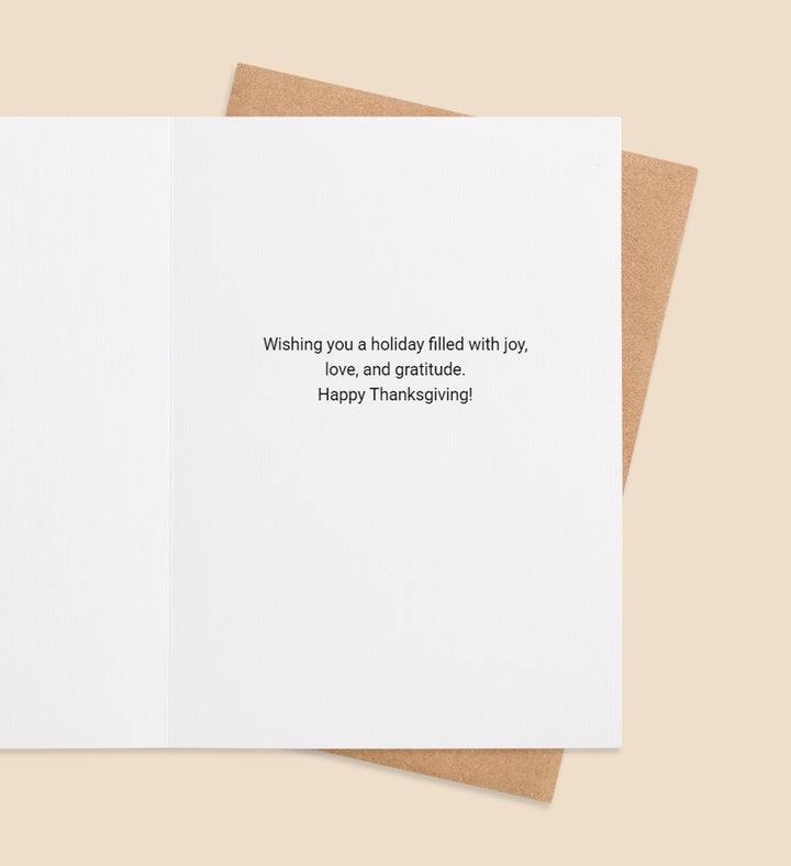 Harvest Of Gratitude Thanksgiving Greeting Card Inside Image