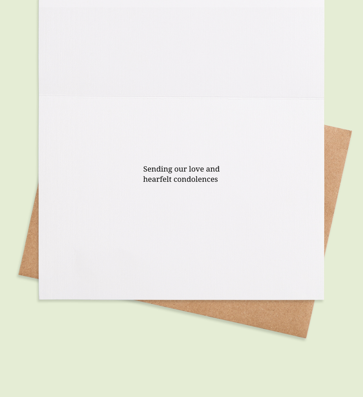 Eternal Blossoms of Love Greeting Card Inside Image