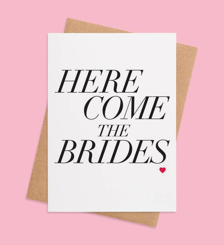 Bridal Bliss Alert Wedding Greeting Card Image