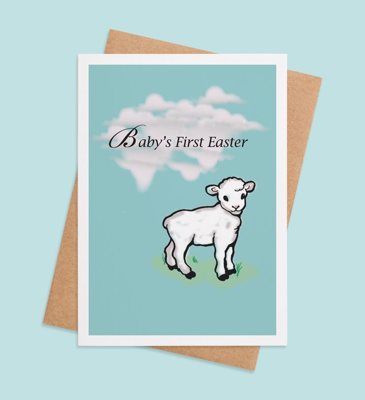 Little Lamb Joy Greeting Card