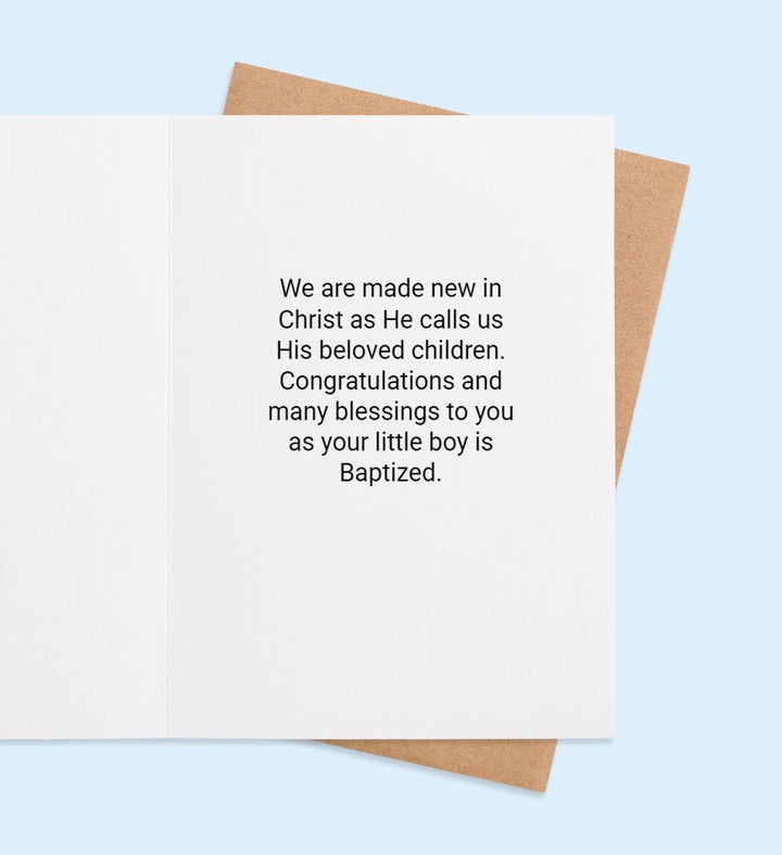 Blessed Beginnings Inside view