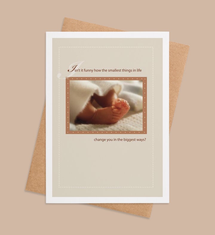 Little Wonders New Baby Greeting Card