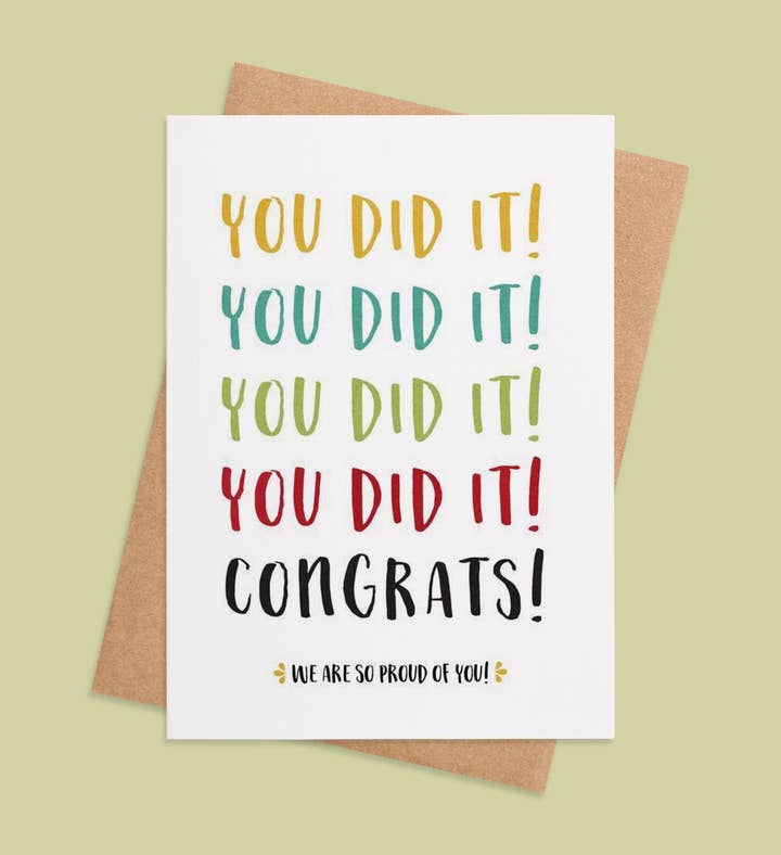 Congratulations Extravaganza! Graduation Greeting Card Image