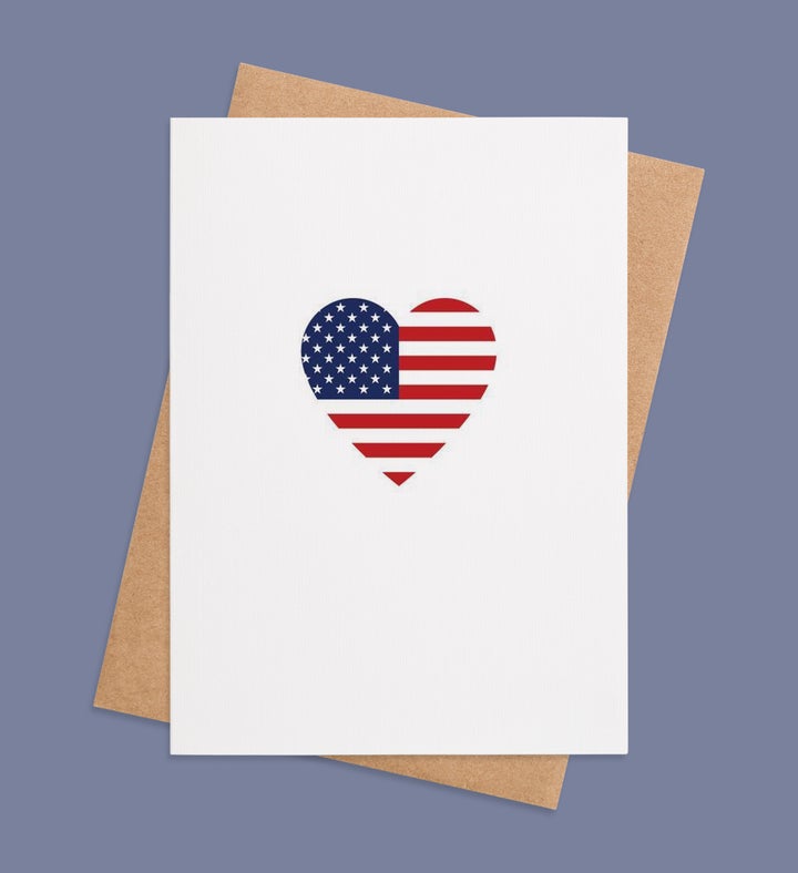 Heartfelt Patriotism Greeting Card
