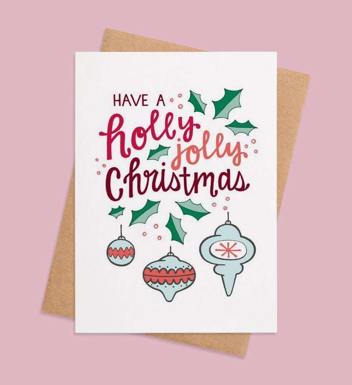 Holly Jolly Delights Greeting Card