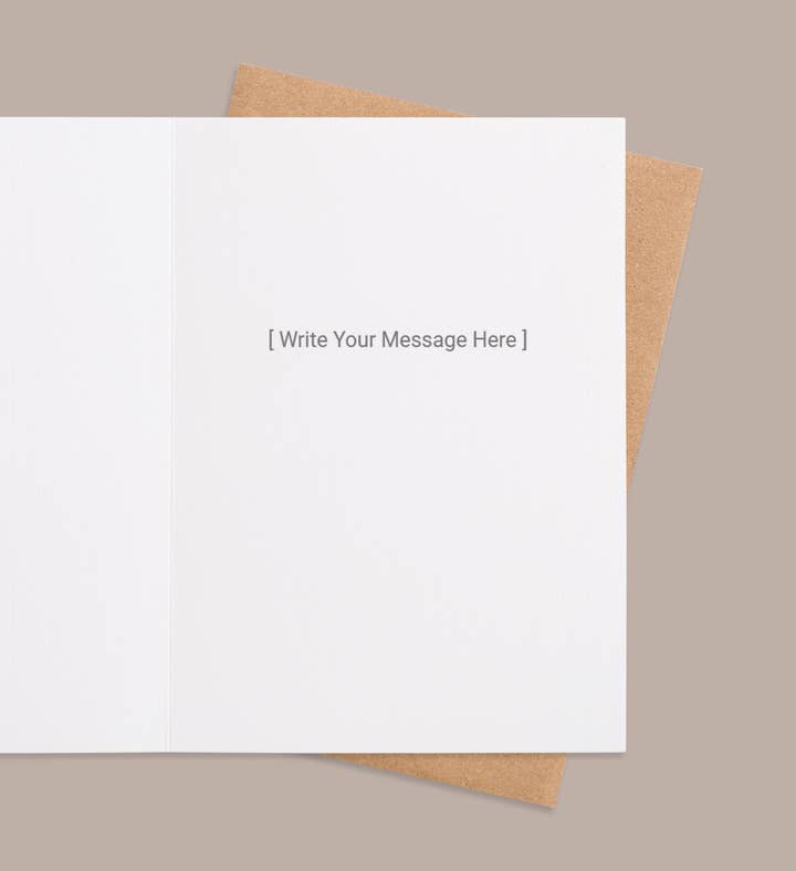 Infinite Love Within Engagement Greeting Card Inside Image