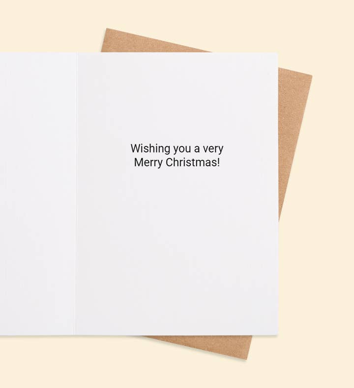 Pearfect Holiday Tune Christmas Greeting Card Inside Image