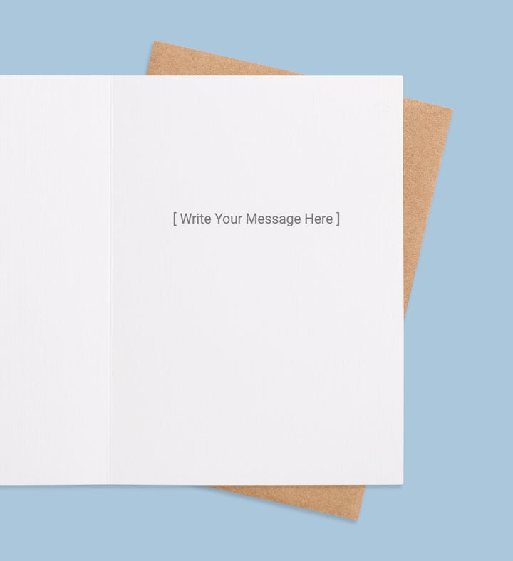 Best Of The Best Badge Thank You Greeting Card Inside Image