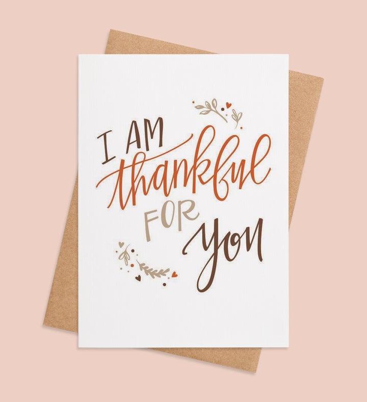 Grateful Blossoms Thanksgiving Greeting Card Image