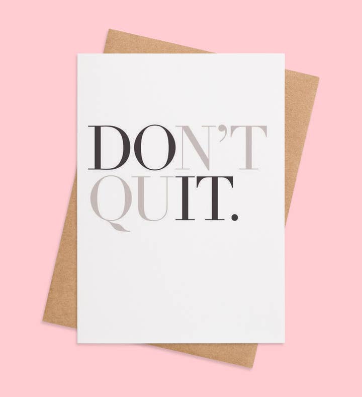 Grit & Grace Graduation Greeting Card Image