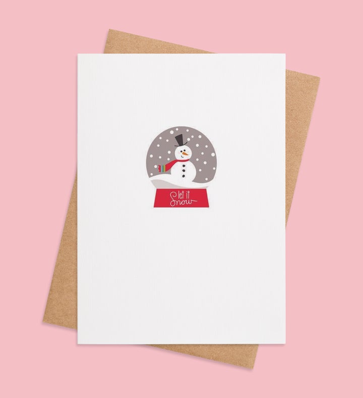 Snowy Whimsy Greeting Card