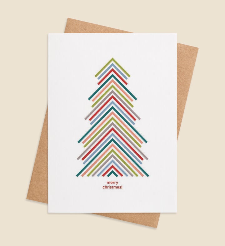 Cheerful Conifer Greetings Greeting Card