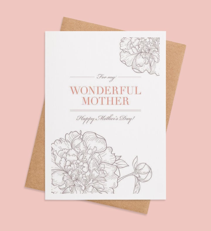 Heartfelt Blooms For Mom Greeting Card