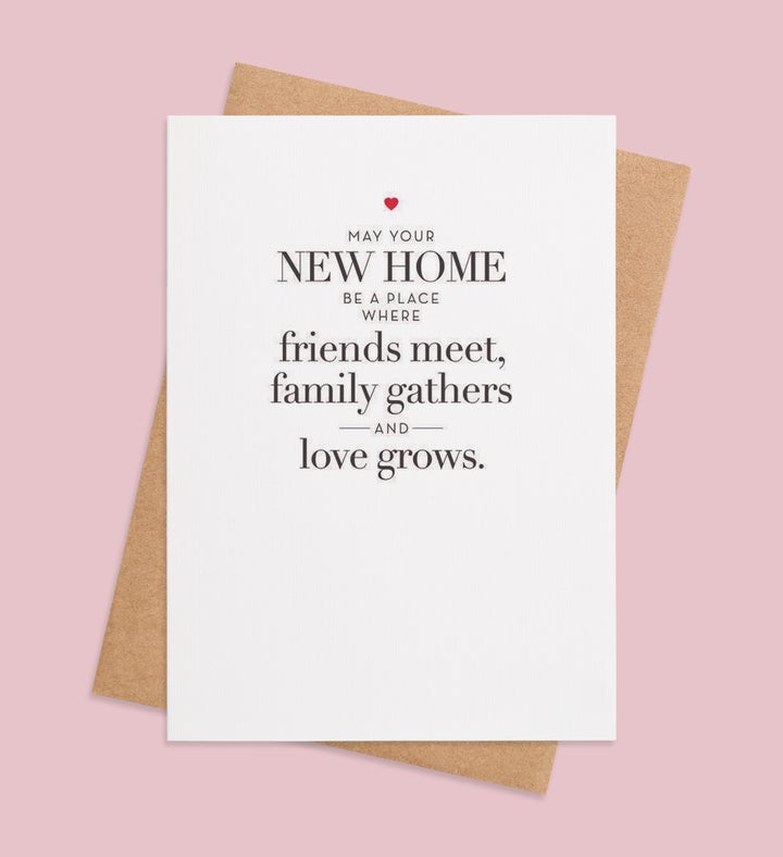 Home Is Where Love Grows Housewarming Greeting Card Image