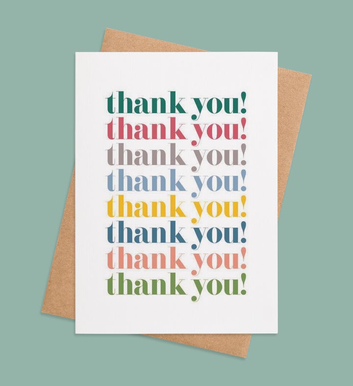 Gratitude Galore Thank You Greeting Card Image