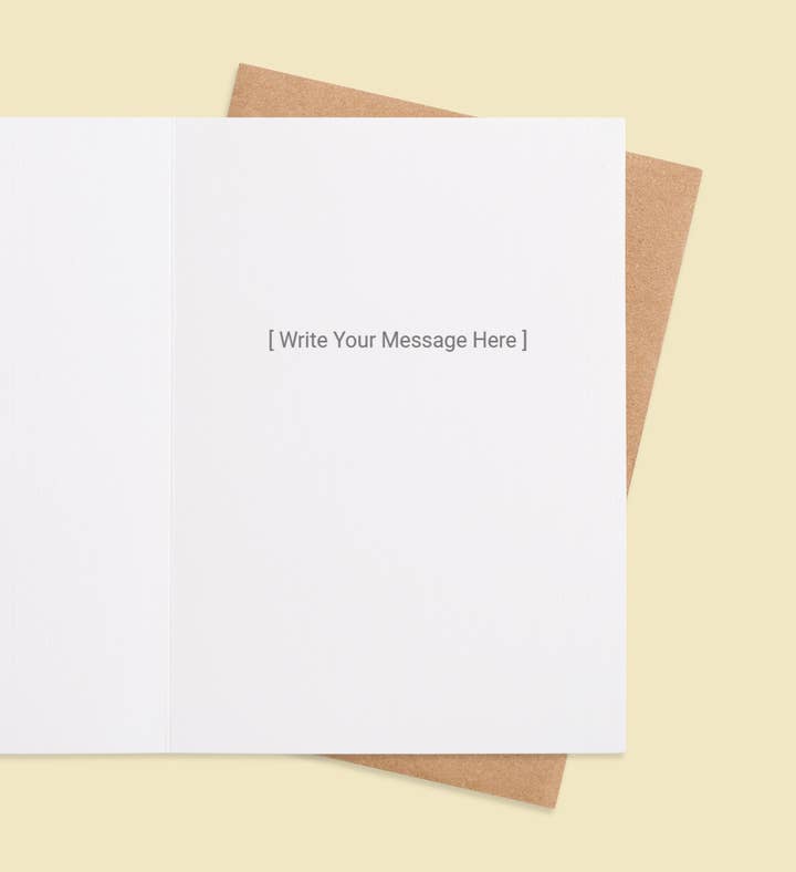 Hibernate Together Christmas Greeting Card Inside Image