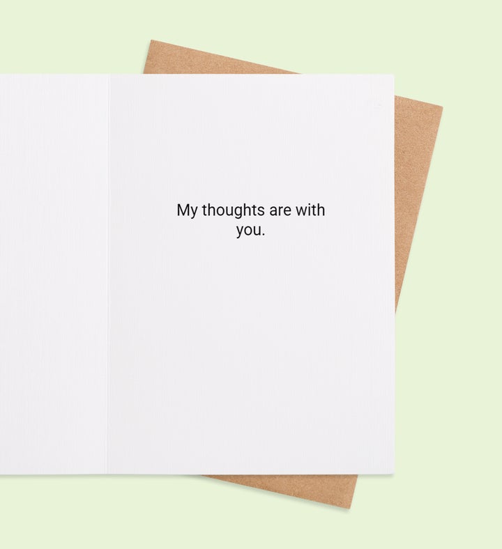 Celestial Connections Sympathy Greeting Card Inside Image