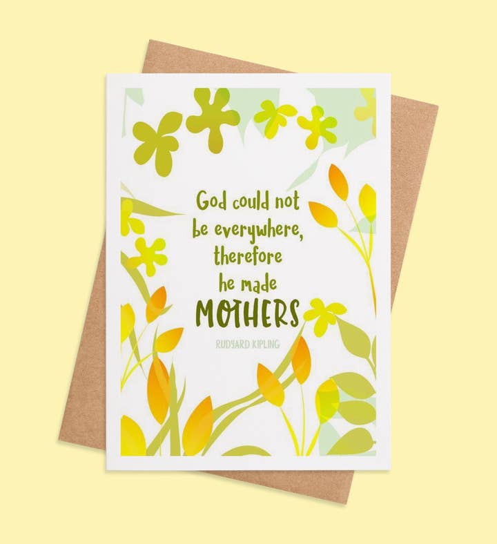 Mother Nature Mothers Day Greeting Card Image