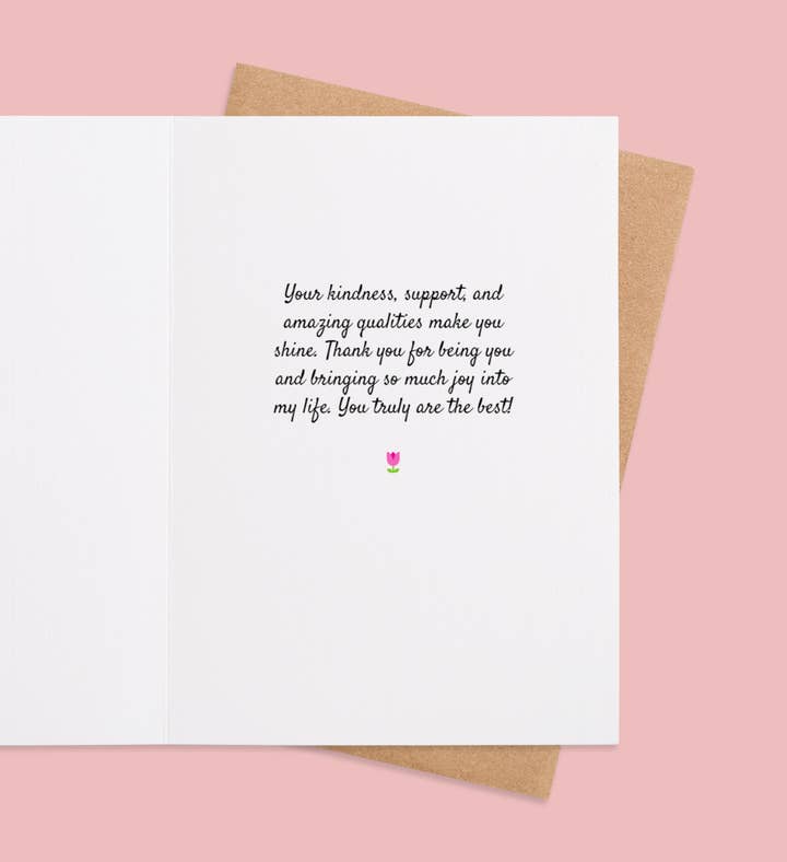 Blossoms Of Gratitude Mothers Day Greeting Card Inside Image