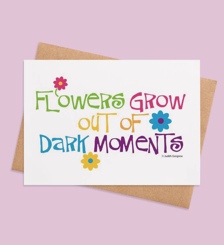 Blooms Of Resilience Sympathy Greeting Card Image