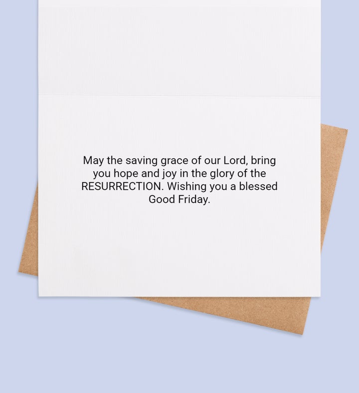 Graceful Reflections Greeting Card Inside view