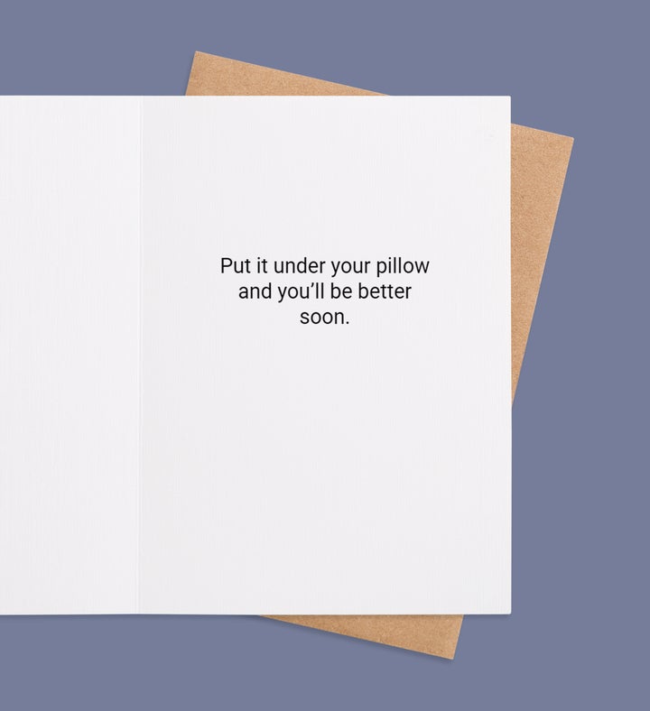 Moonlit Healing Secrets Get Well Greeting Card Inside Image