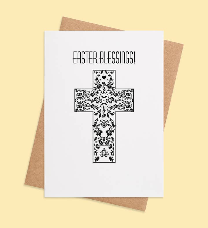Eternal Embrace Of Grace Easter Greeting Card Image