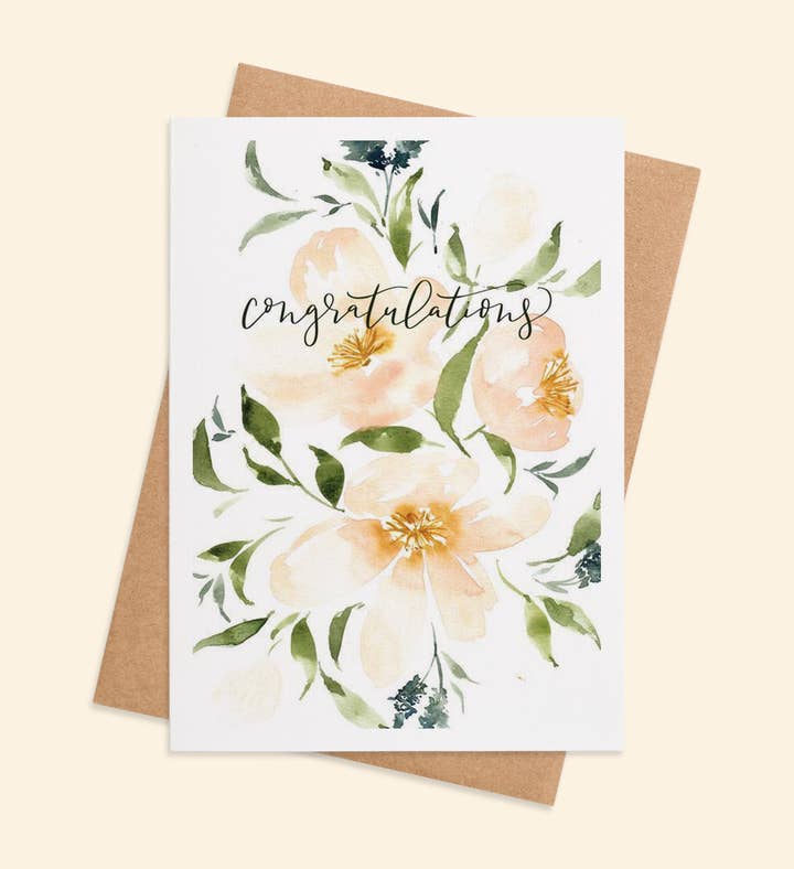 Blossoms Of Love Anniversary Greeting Card Image