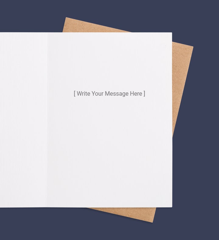 Whimsical Wildness Graduation Greeting Card Inside Image