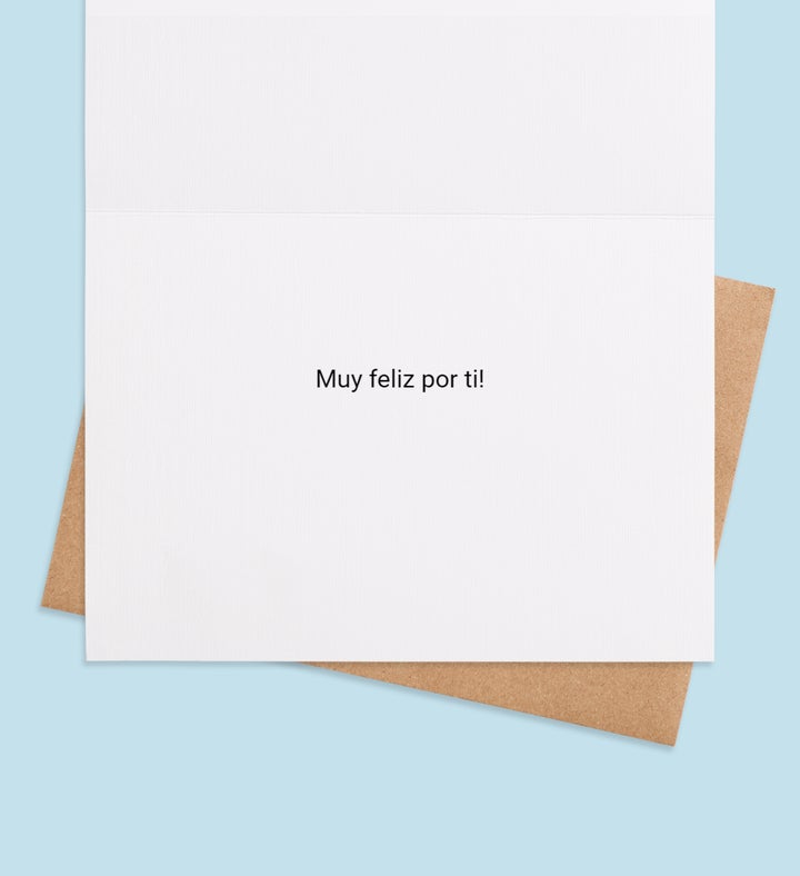 Heartfelt Cheers Congratulations Greeting Card Inside Image