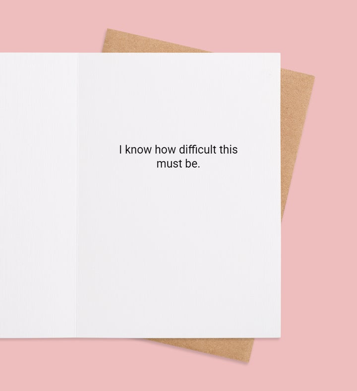 Heartfelt Apology Greeting Card Inside Image