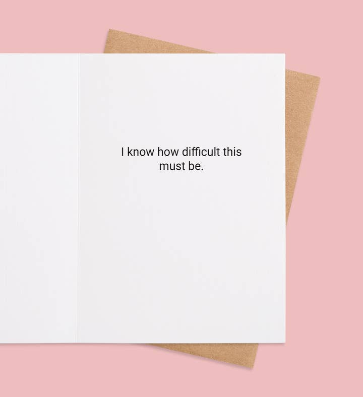 Heartfelt Apology Greeting Card Inside Image