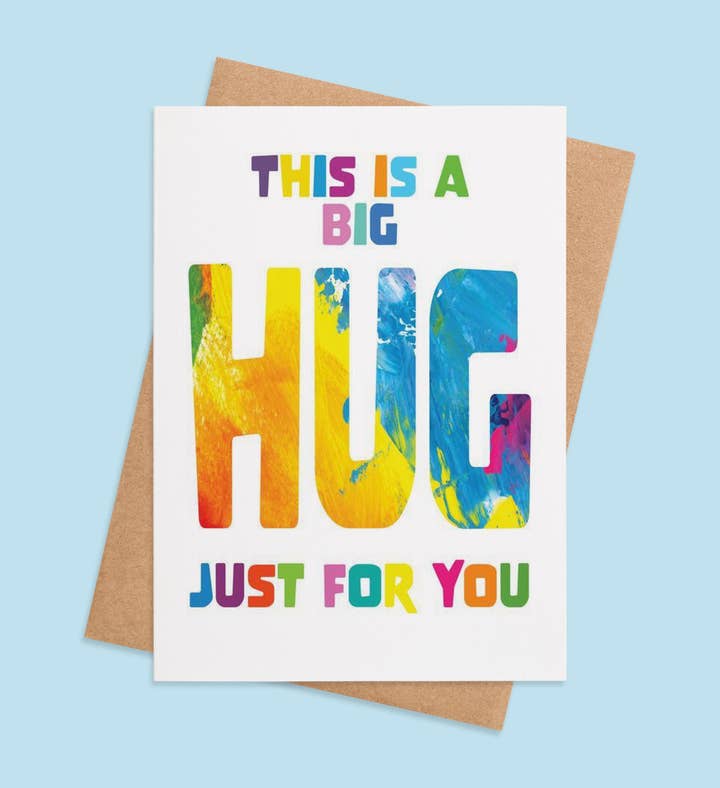 Hugzilla Embrace Get Well Greeting Card Image