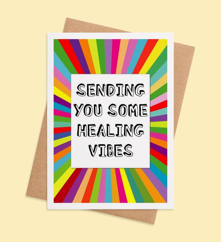 Radiant Recovery Ripple Get Well Greeting Card Image