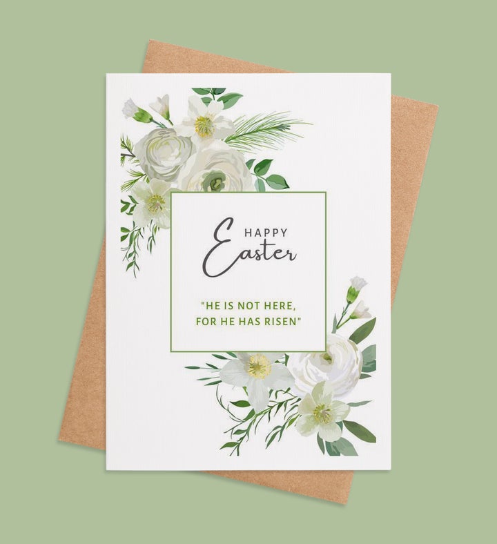 Risen In Bloom Greeting Card