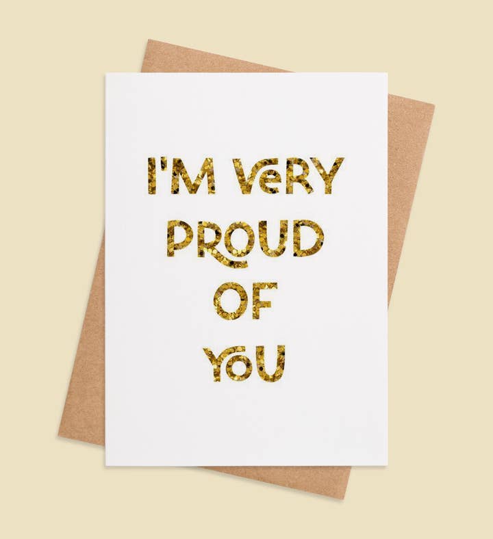 Glittering Pride Congratulations Greeting Card Image