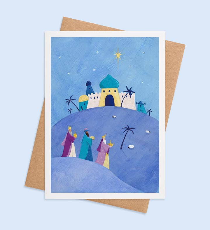 Kings Of Wonder Christmas Greeting Card Image