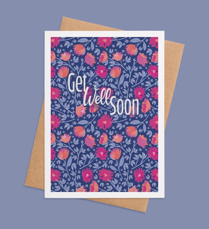 Blooms Of Wellness Get Well Greeting Card